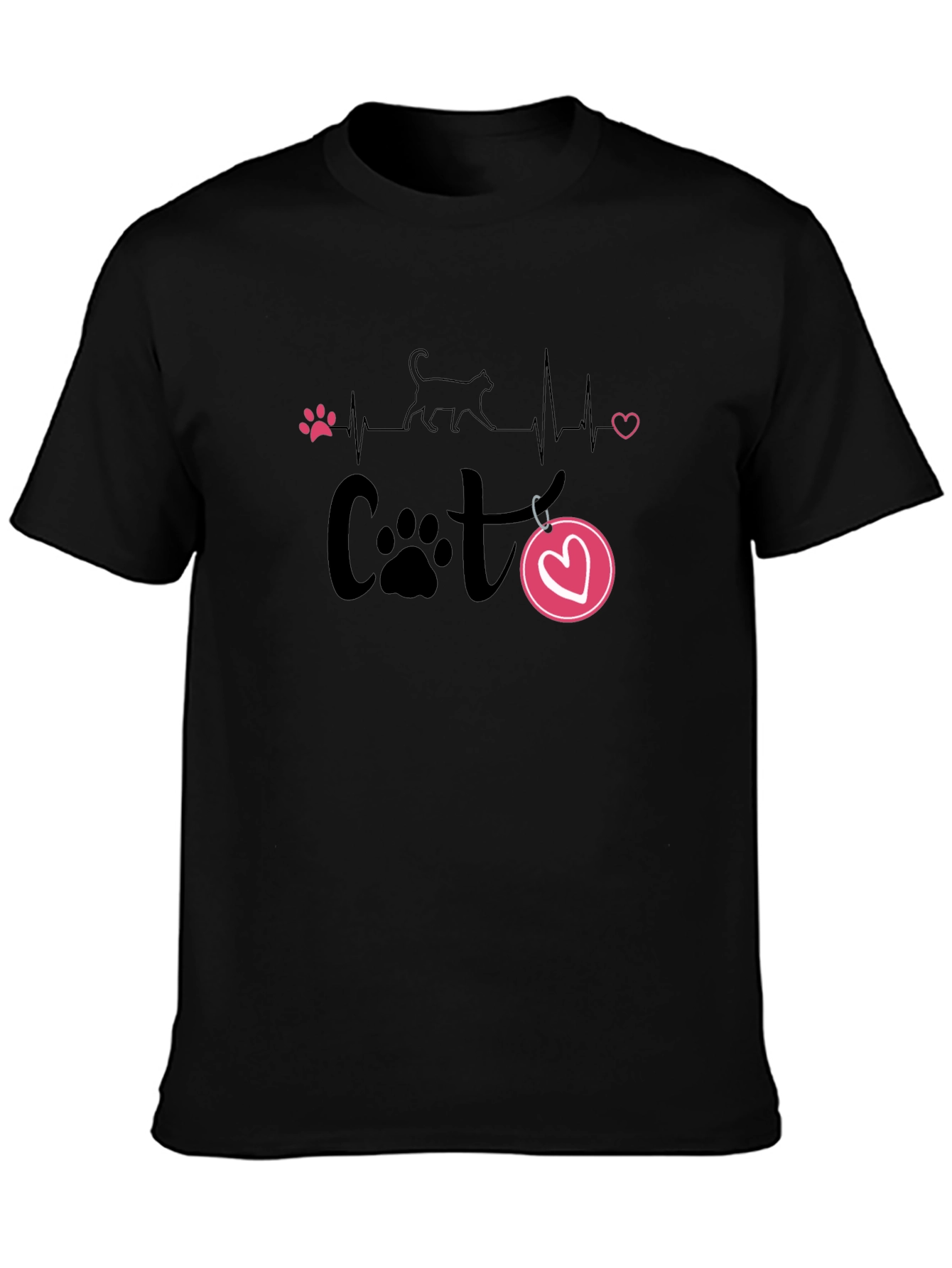 Cat Lover Heartbeat T-Shirt