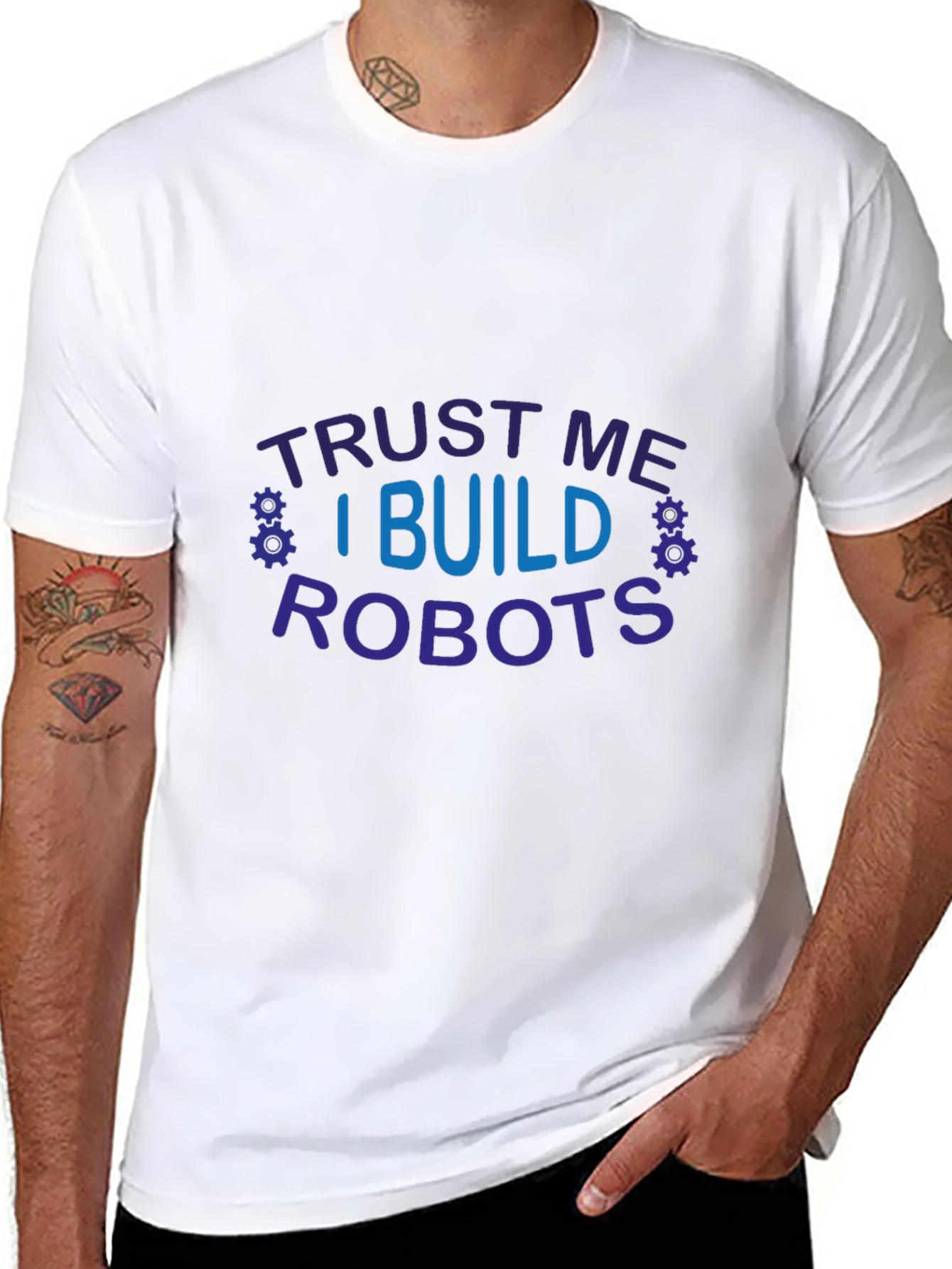Trust Me I Build Robots Graphic T-Shirt