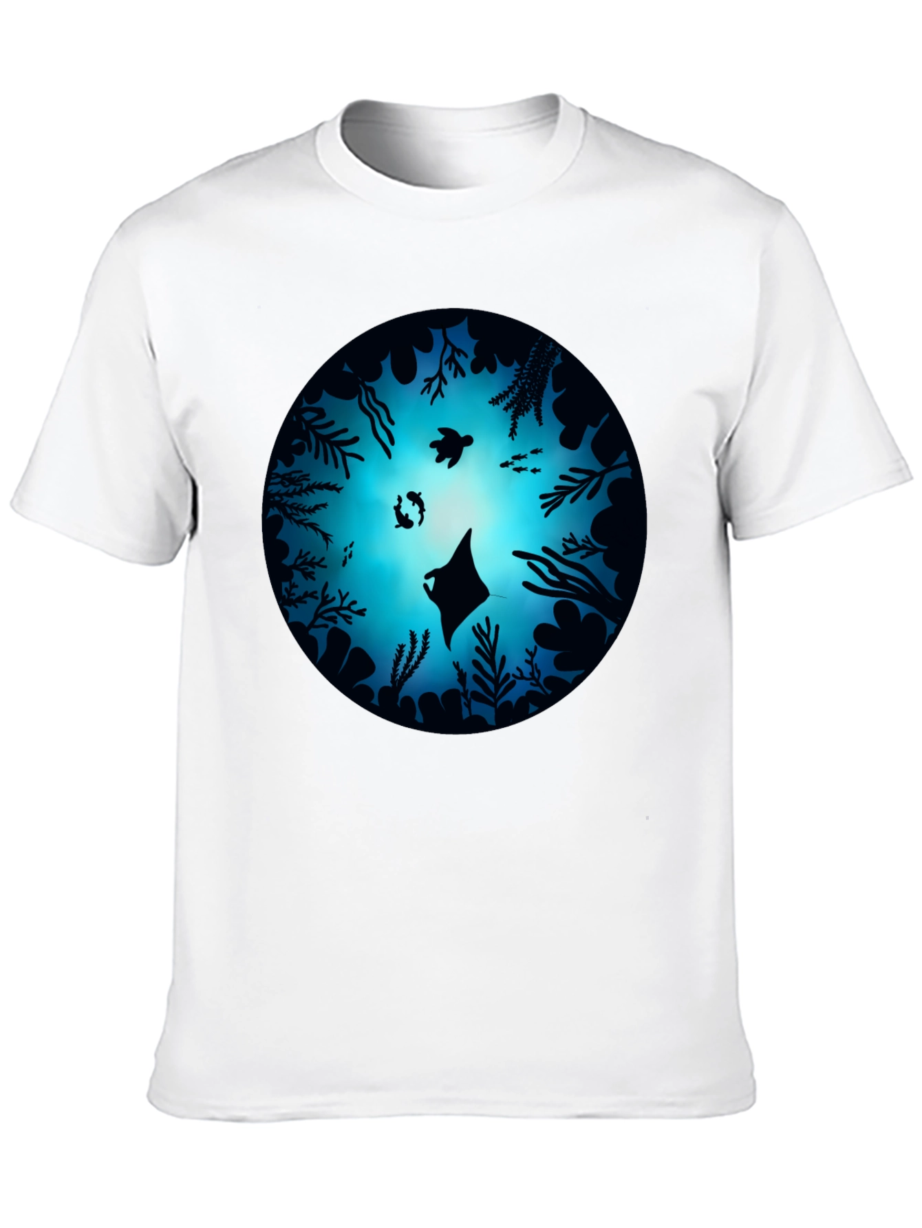 Ocean Depths Graphic Black T-Shirt