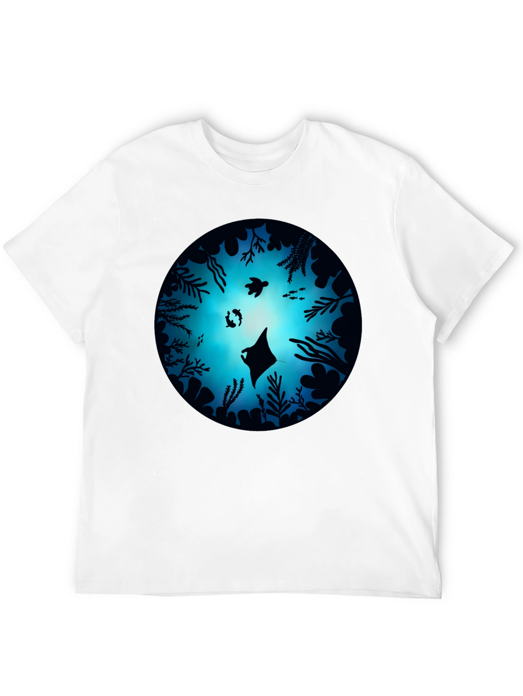 Ocean Depths Graphic Black T-Shirt