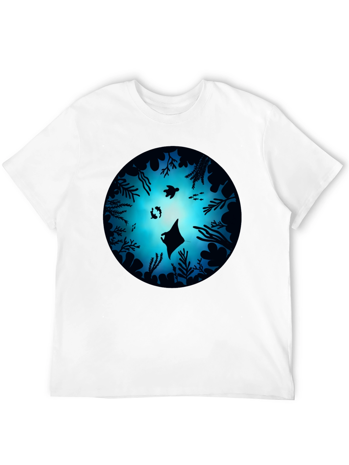 Ocean Depths Graphic Black T-Shirt