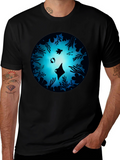 Ocean Depths Graphic Black T-Shirt