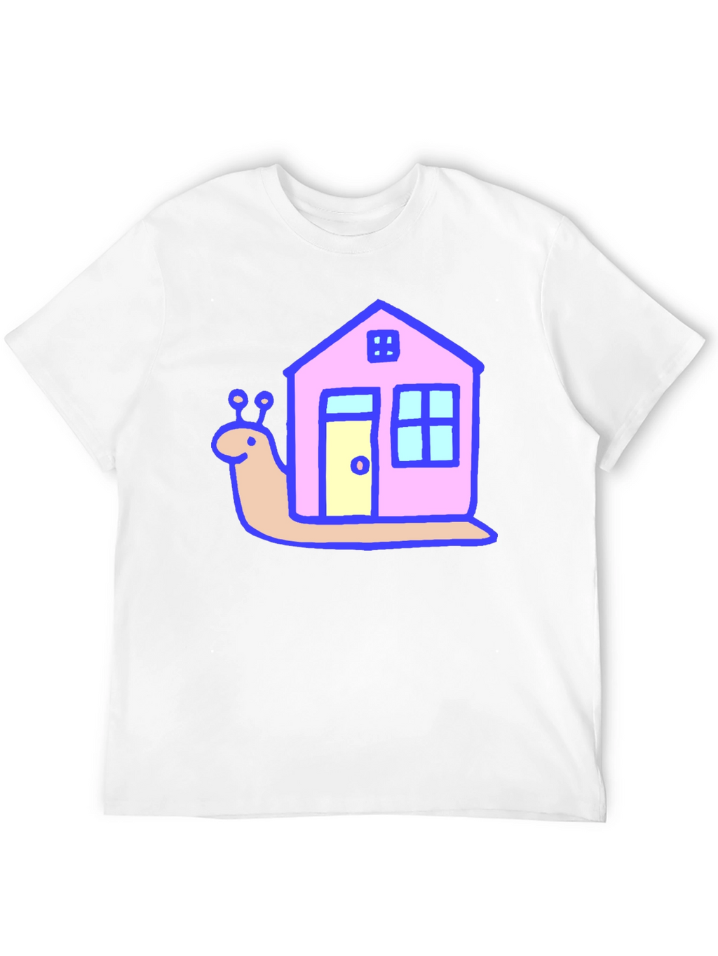 Snail House Graphic Print Tee