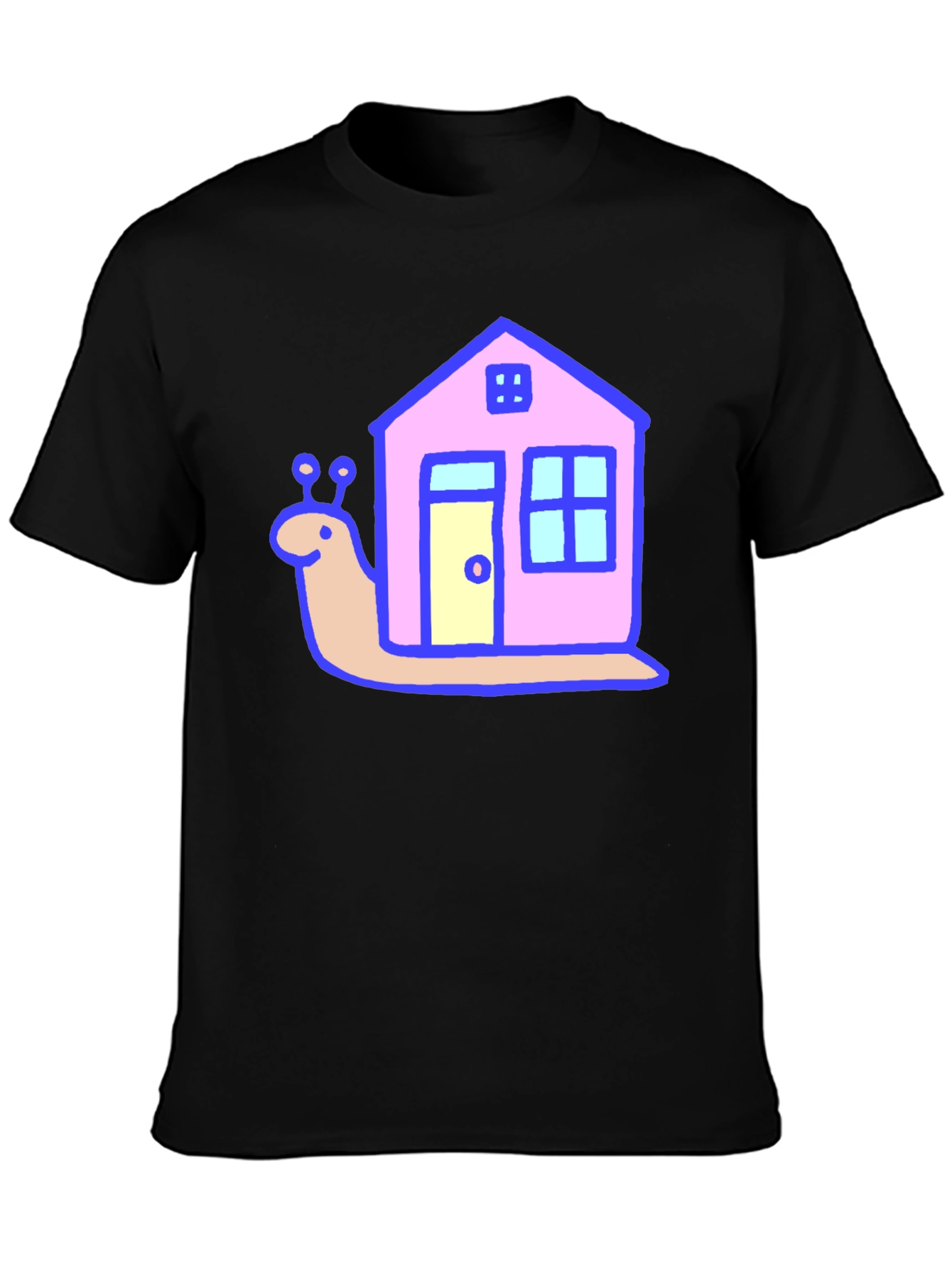 Snail House Graphic Print Tee