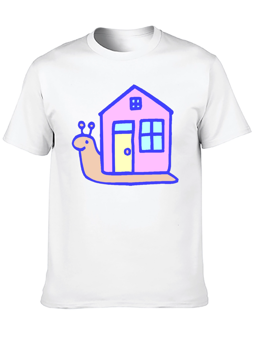 Snail House Graphic Print Tee