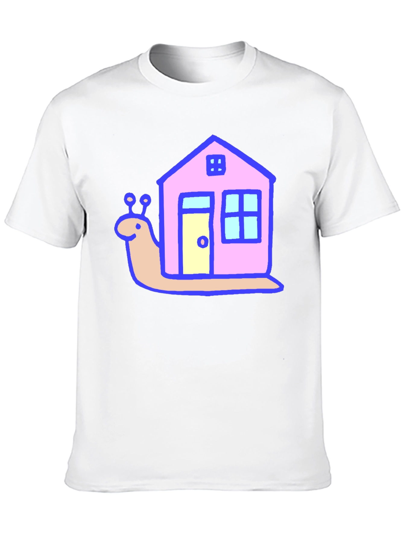 Snail House Graphic Print Tee