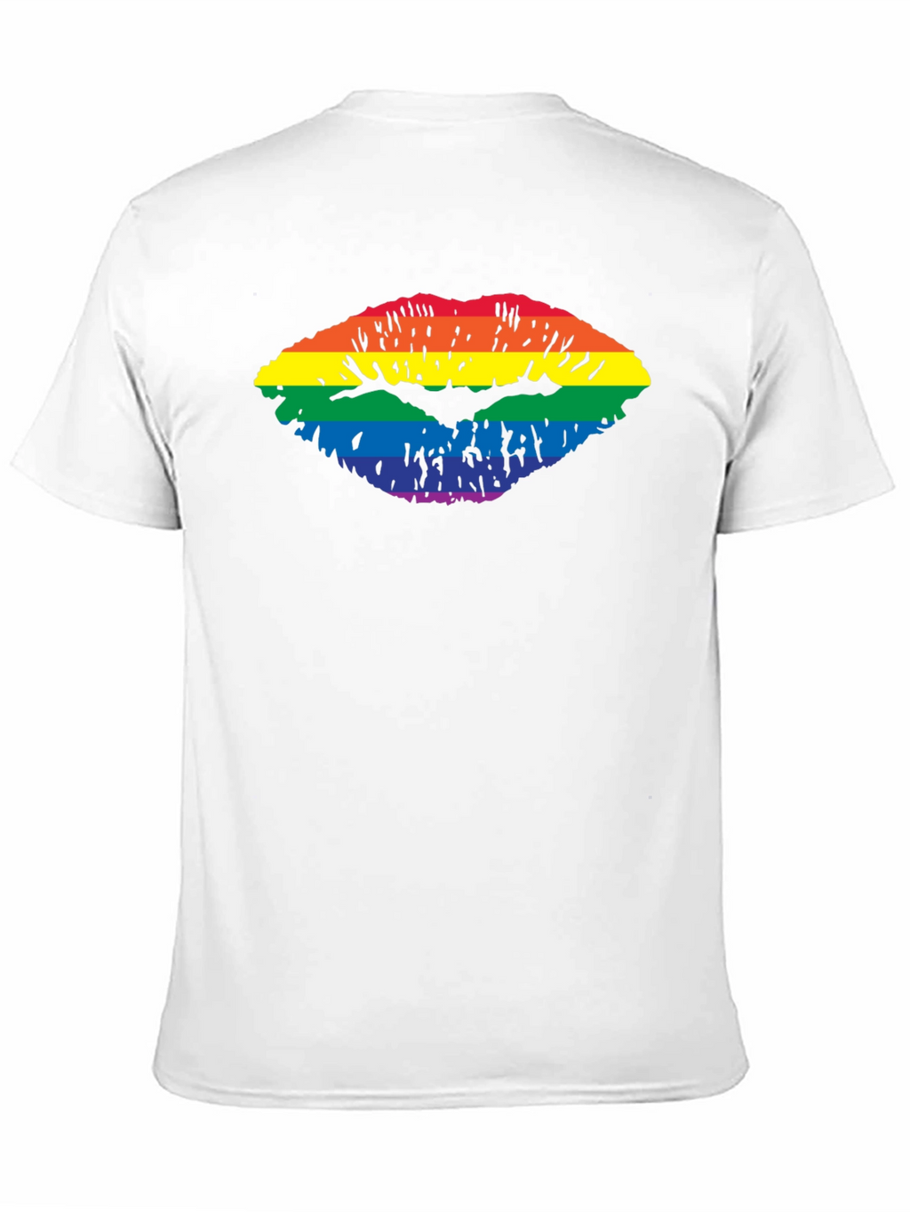 Rainbow Lips Graphic T-Shirt - Pride Apparel