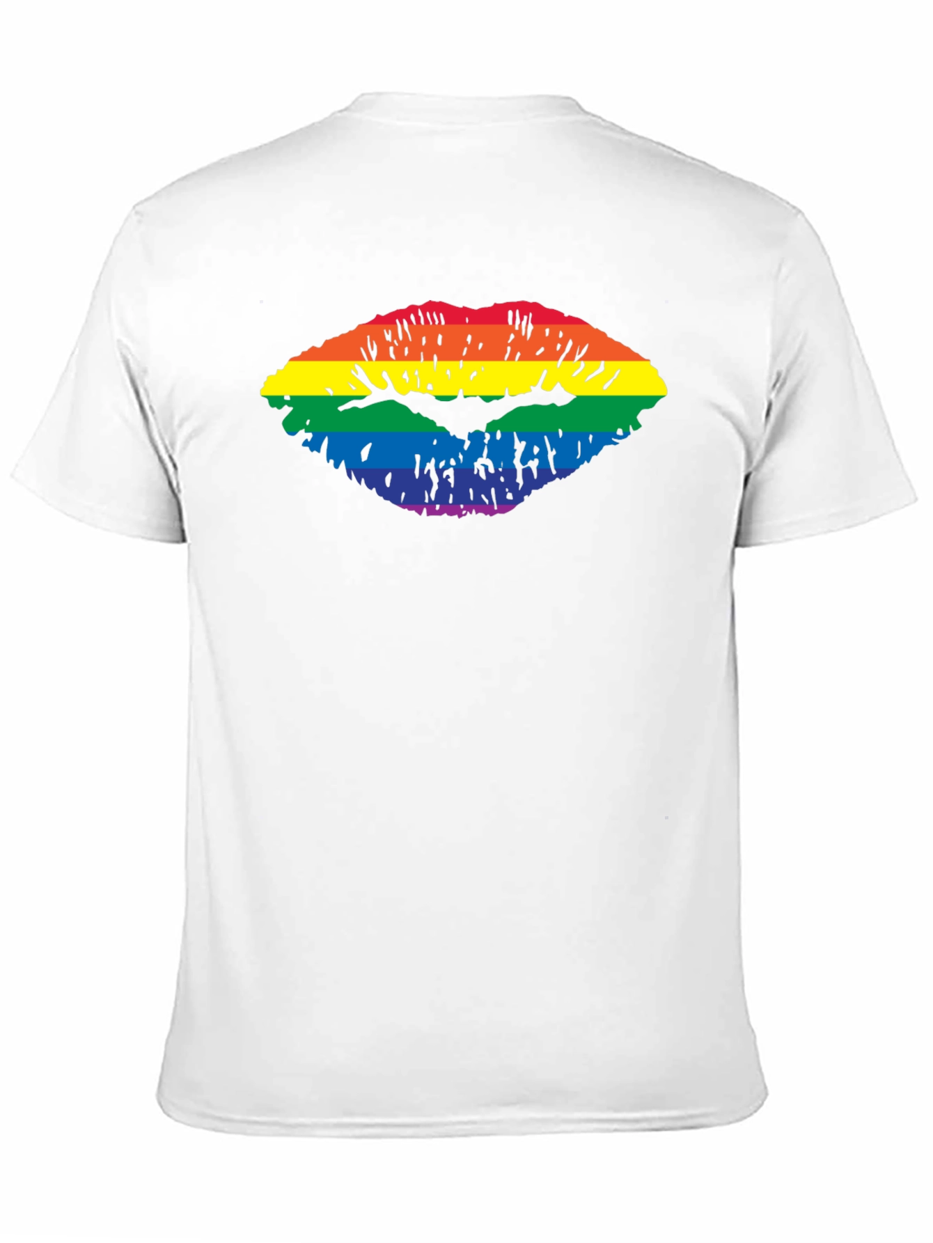 Rainbow Lips Graphic T-Shirt - Pride Apparel