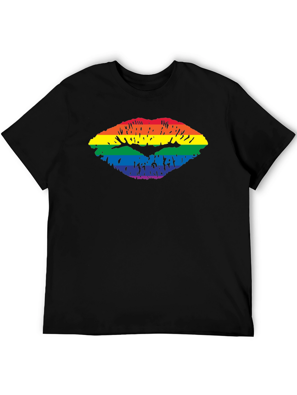 Rainbow Lips Graphic T-Shirt - Pride Apparel