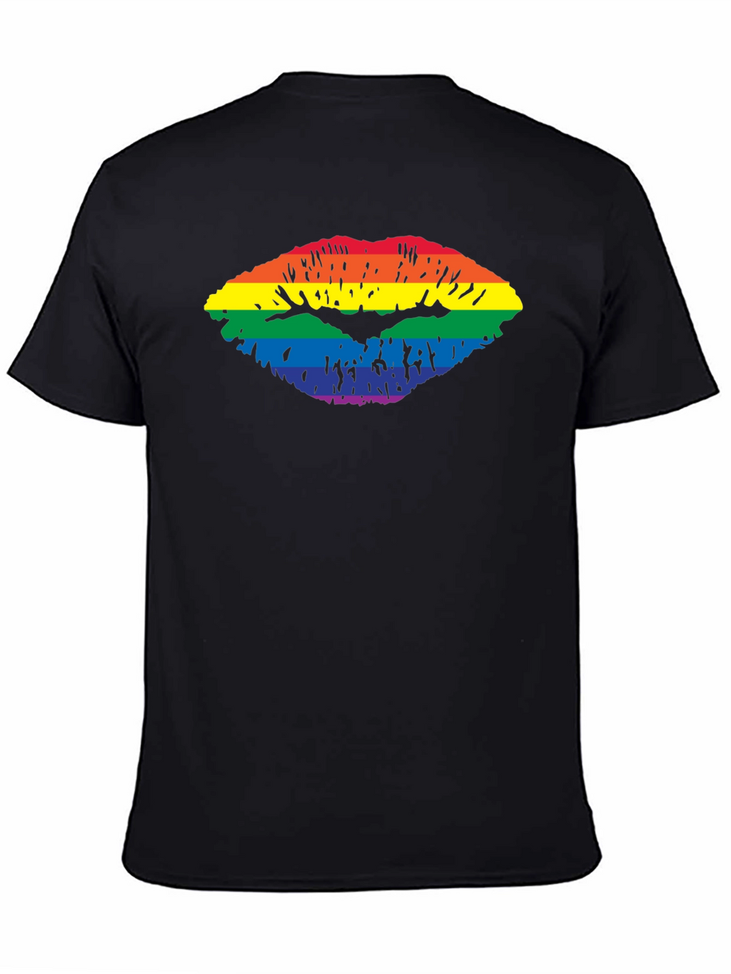 Rainbow Lips Graphic T-Shirt - Pride Apparel