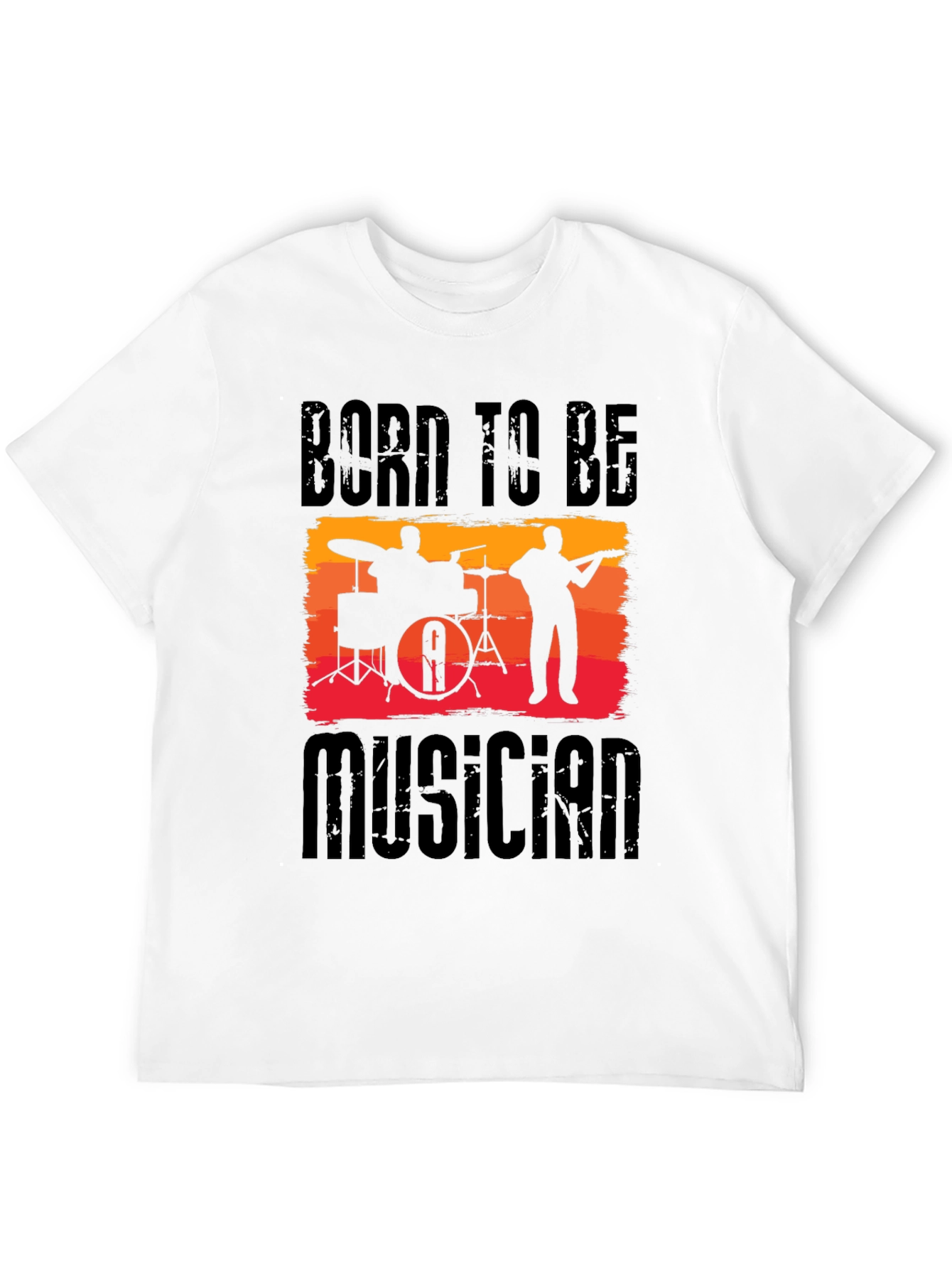 Born to be Musician Black T-Shirt