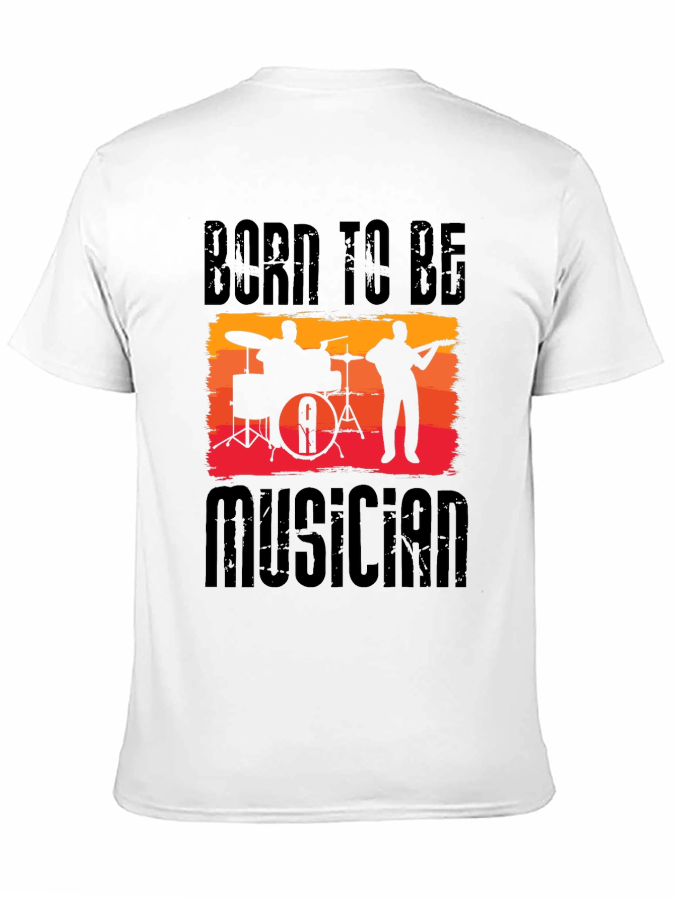 Born to be Musician Black T-Shirt