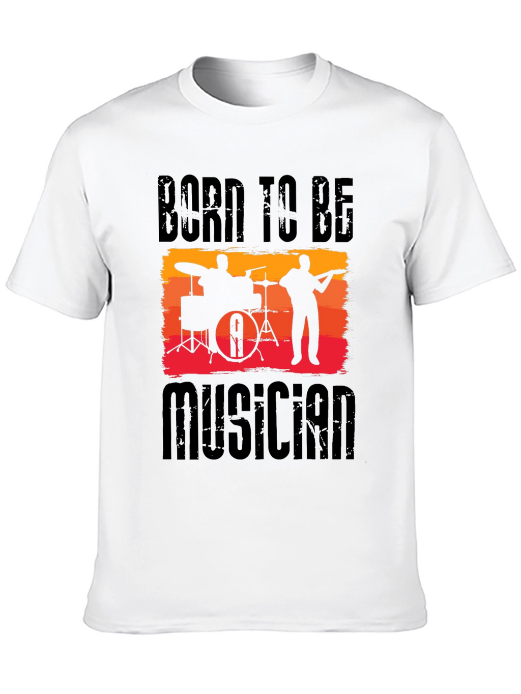 Born to be Musician Black T-Shirt