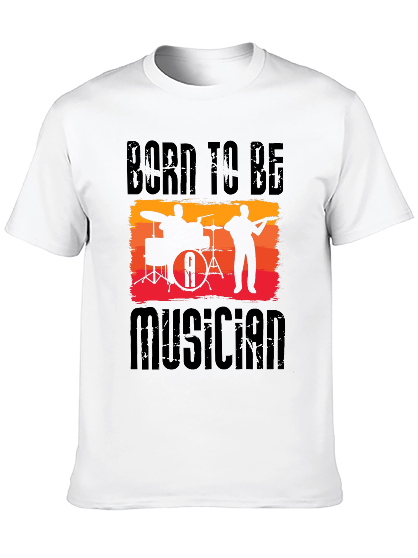 Born to be Musician Black T-Shirt