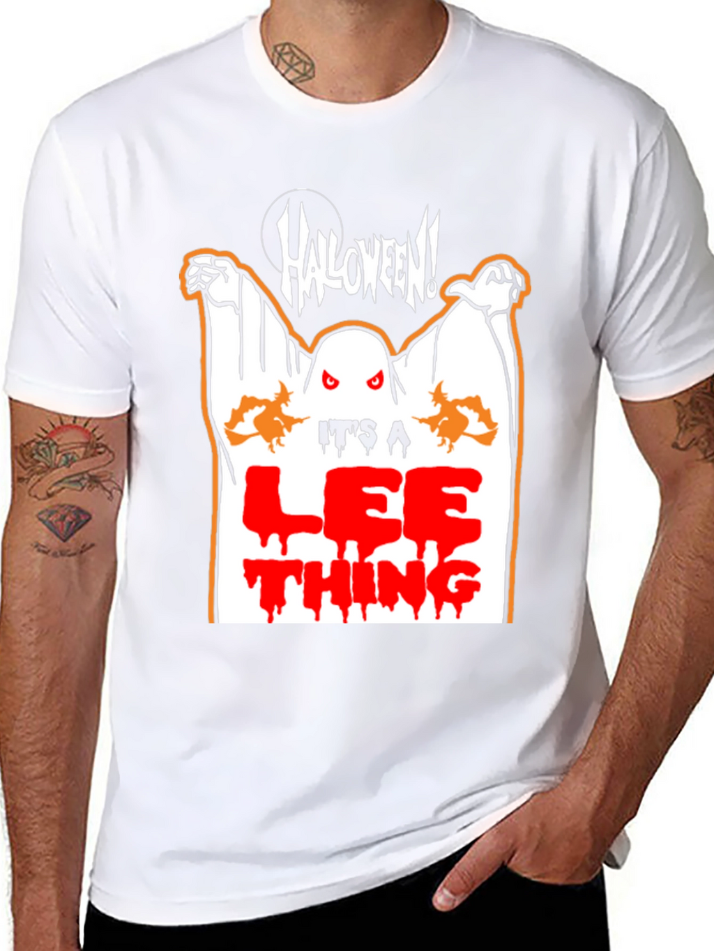 Halloween Lee Thing Graphic T-Shirt