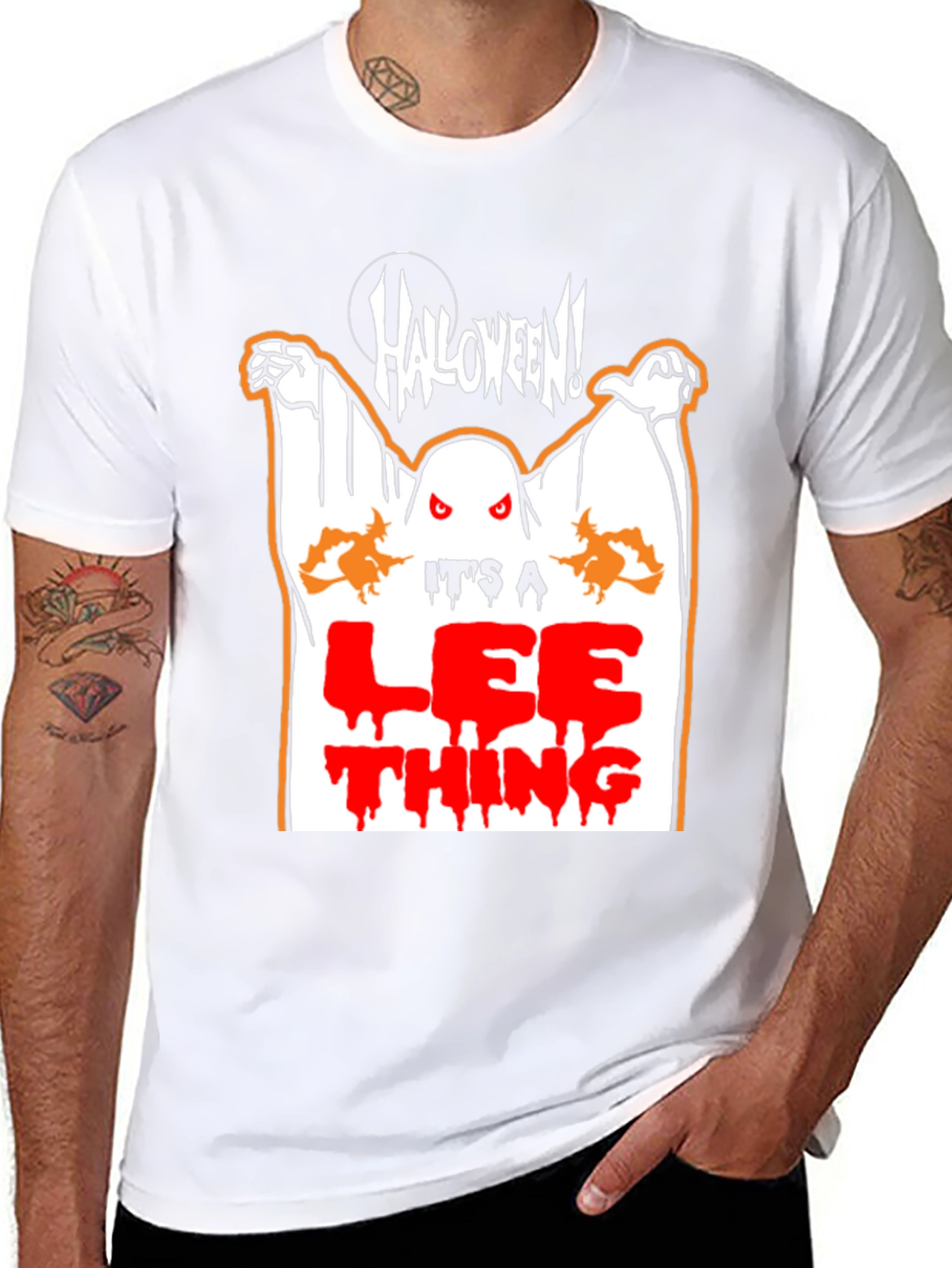 Halloween Lee Thing Graphic T-Shirt
