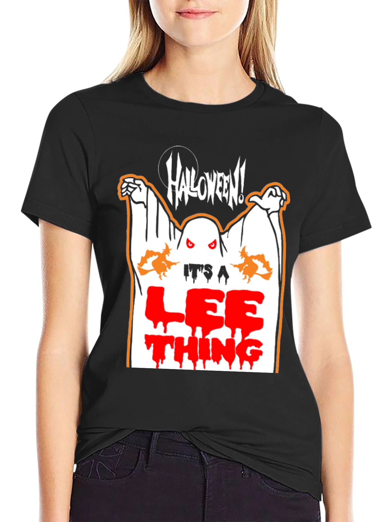 Halloween Lee Thing Graphic T-Shirt