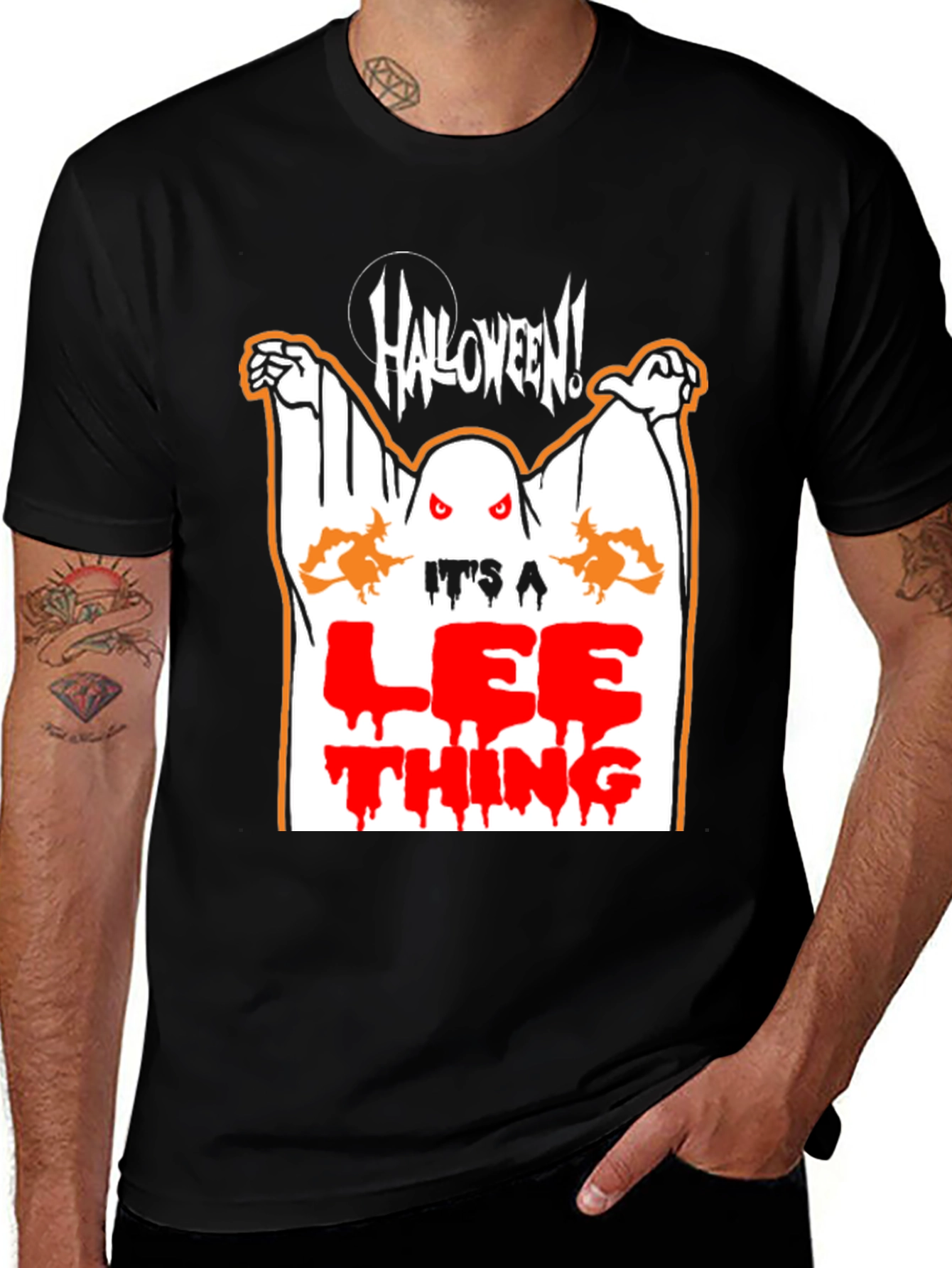 Halloween Lee Thing Graphic T-Shirt