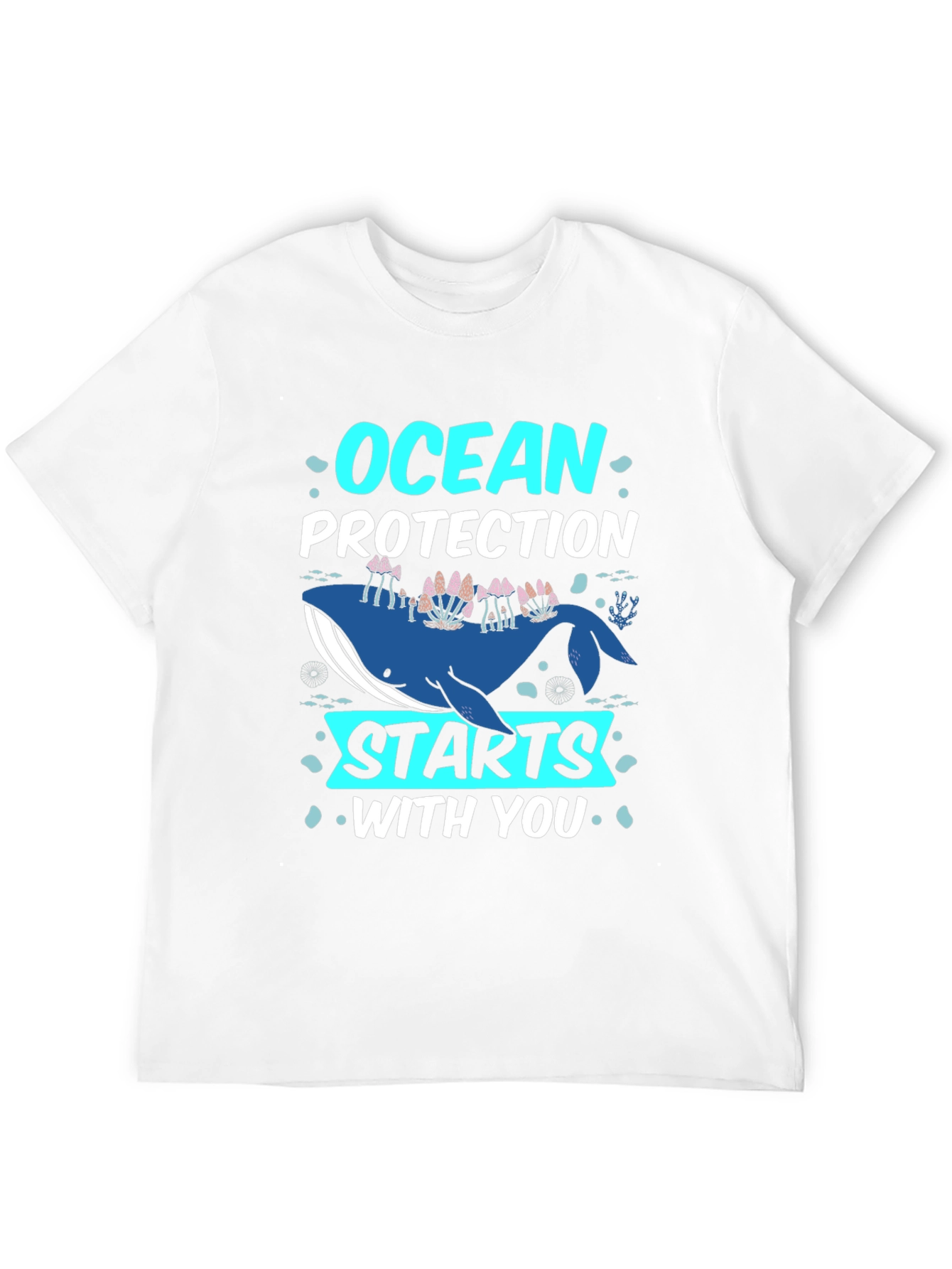 Ocean Protection Starts With You Whale Graphic Tee