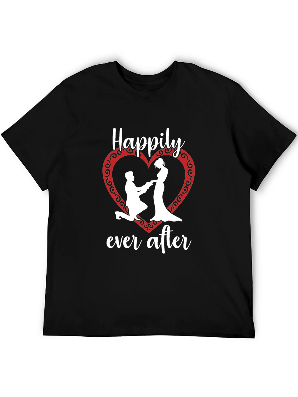 Happily Ever After Graphic Tee - Black