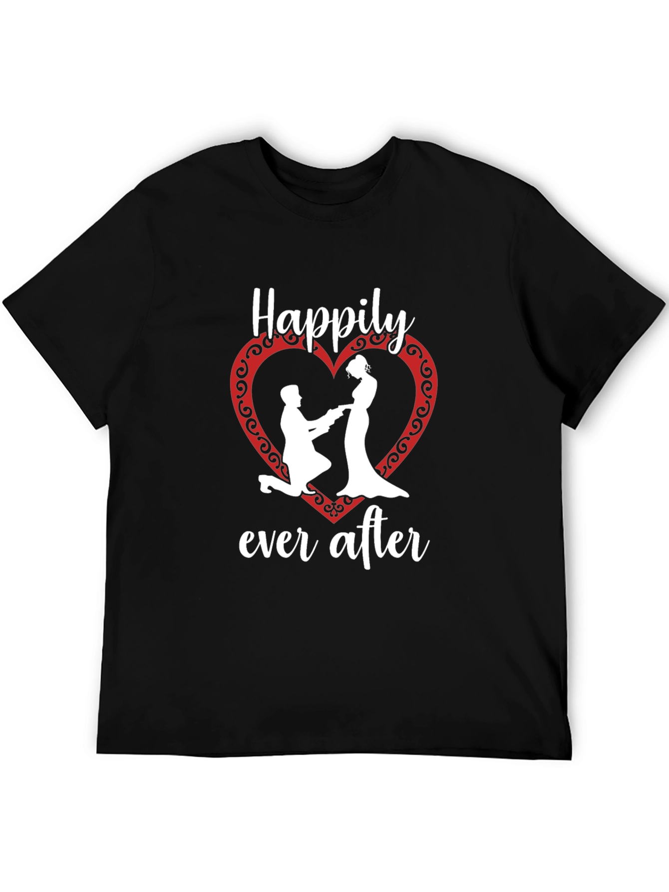 Happily Ever After Graphic Tee - Black