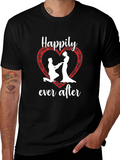 Happily Ever After Graphic Tee - Black