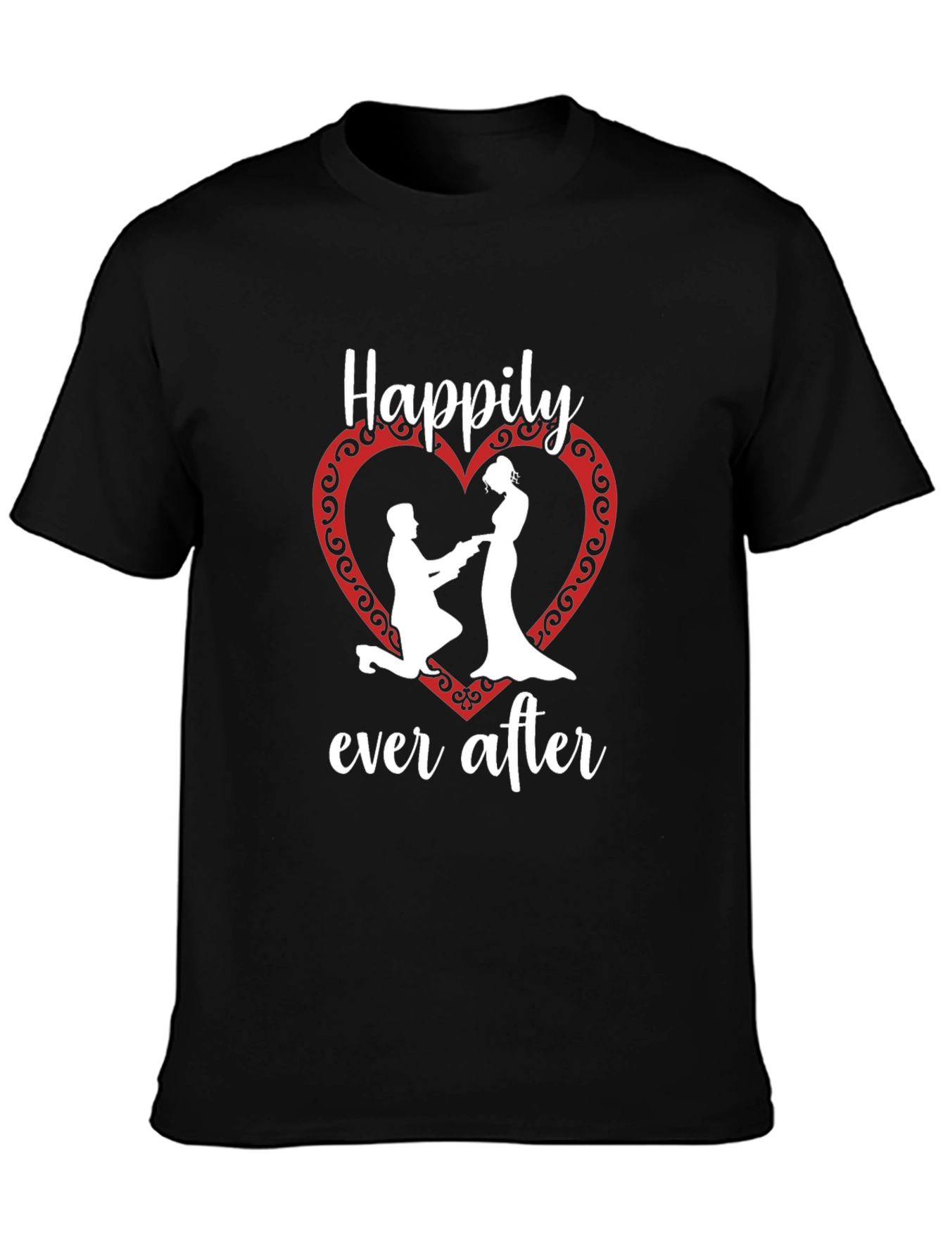 Happily Ever After Graphic Tee - Black