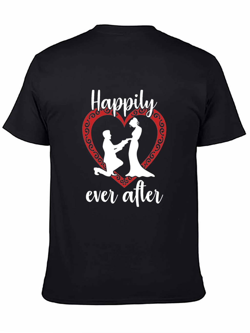 Happily Ever After Graphic Tee - Black