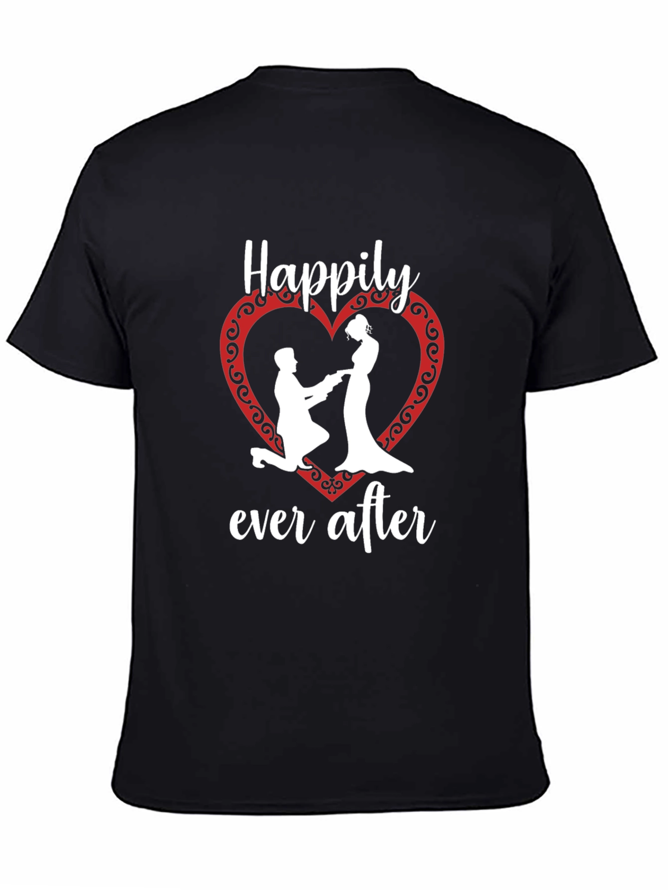 Happily Ever After Graphic Tee - Black