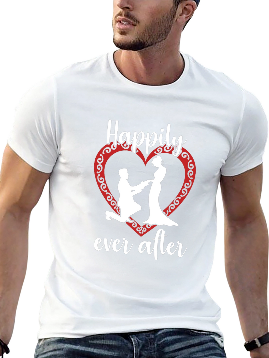 Happily Ever After Graphic Tee - Black