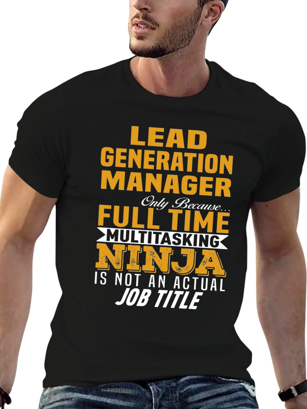 Lead Generation Manager Ninja Graphic T-Shirt