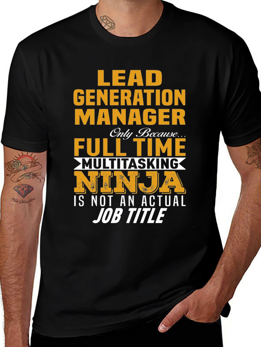 Lead Generation Manager Ninja Graphic T-Shirt