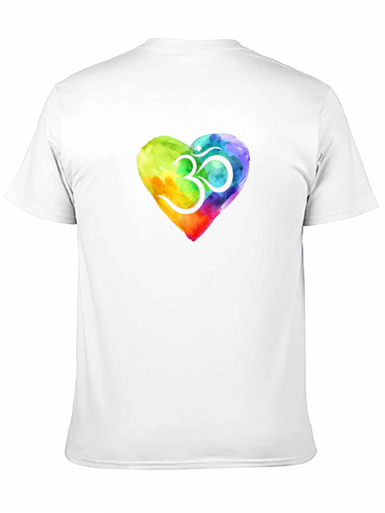 Om Heart Watercolor T-Shirt