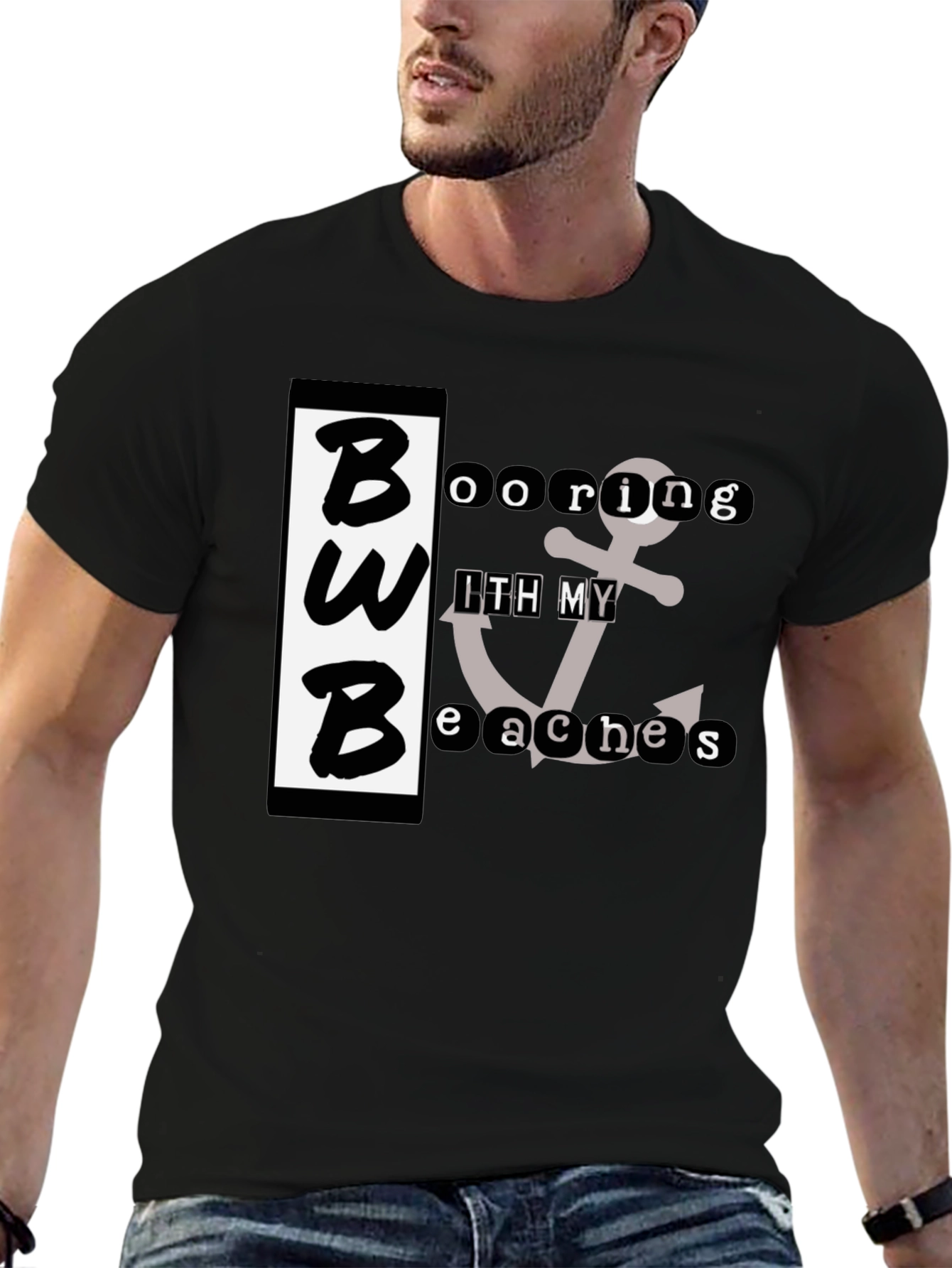 BWB Booring With My Beaches Graphic T-Shirt