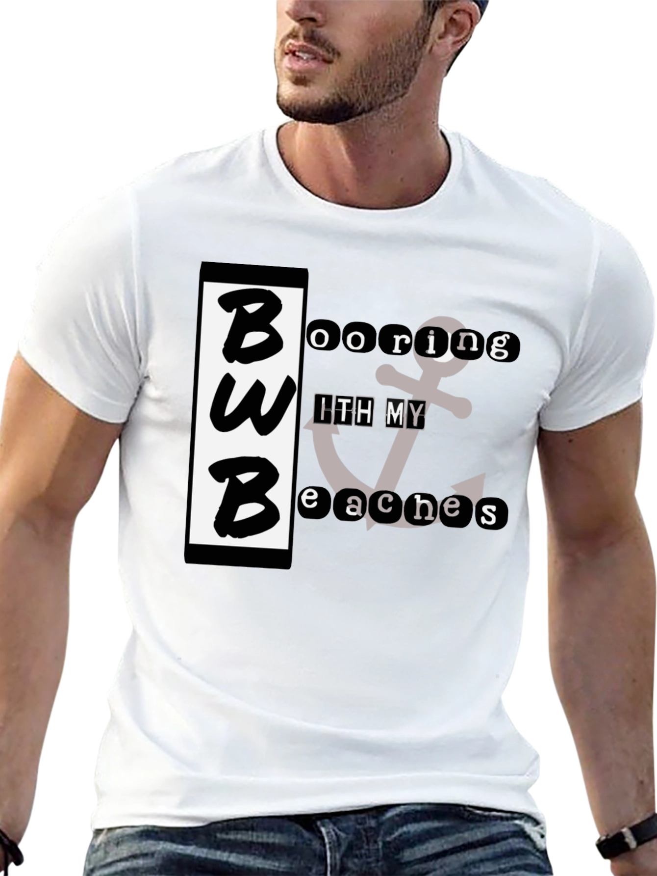 BWB Booring With My Beaches Graphic T-Shirt