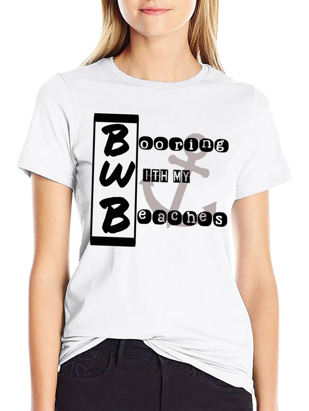 BWB Booring With My Beaches Graphic T-Shirt