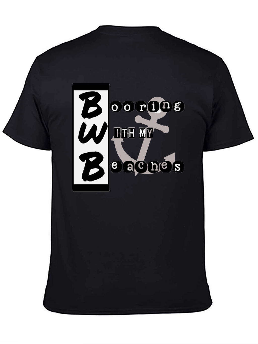 BWB Booring With My Beaches Graphic T-Shirt