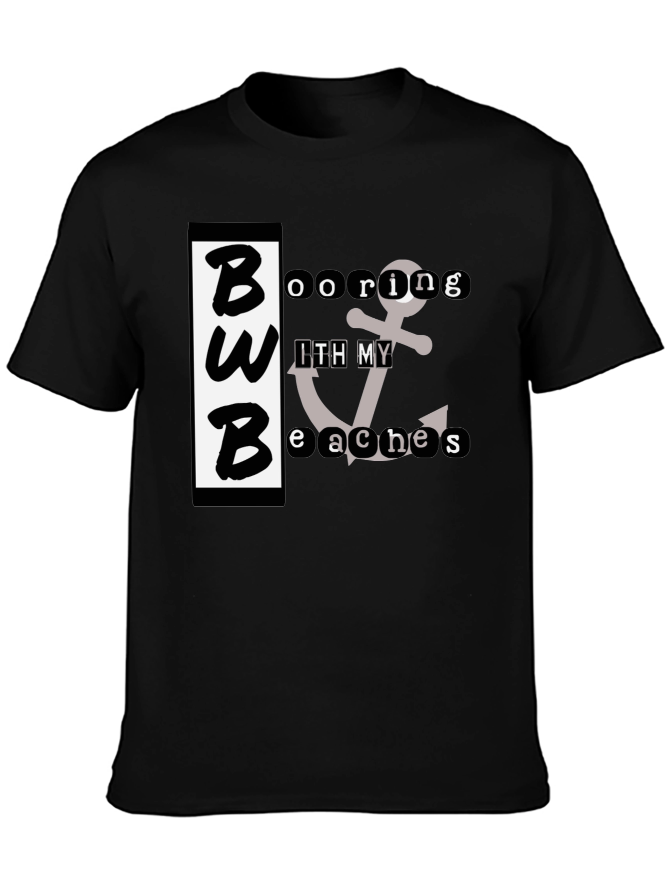 BWB Booring With My Beaches Graphic T-Shirt