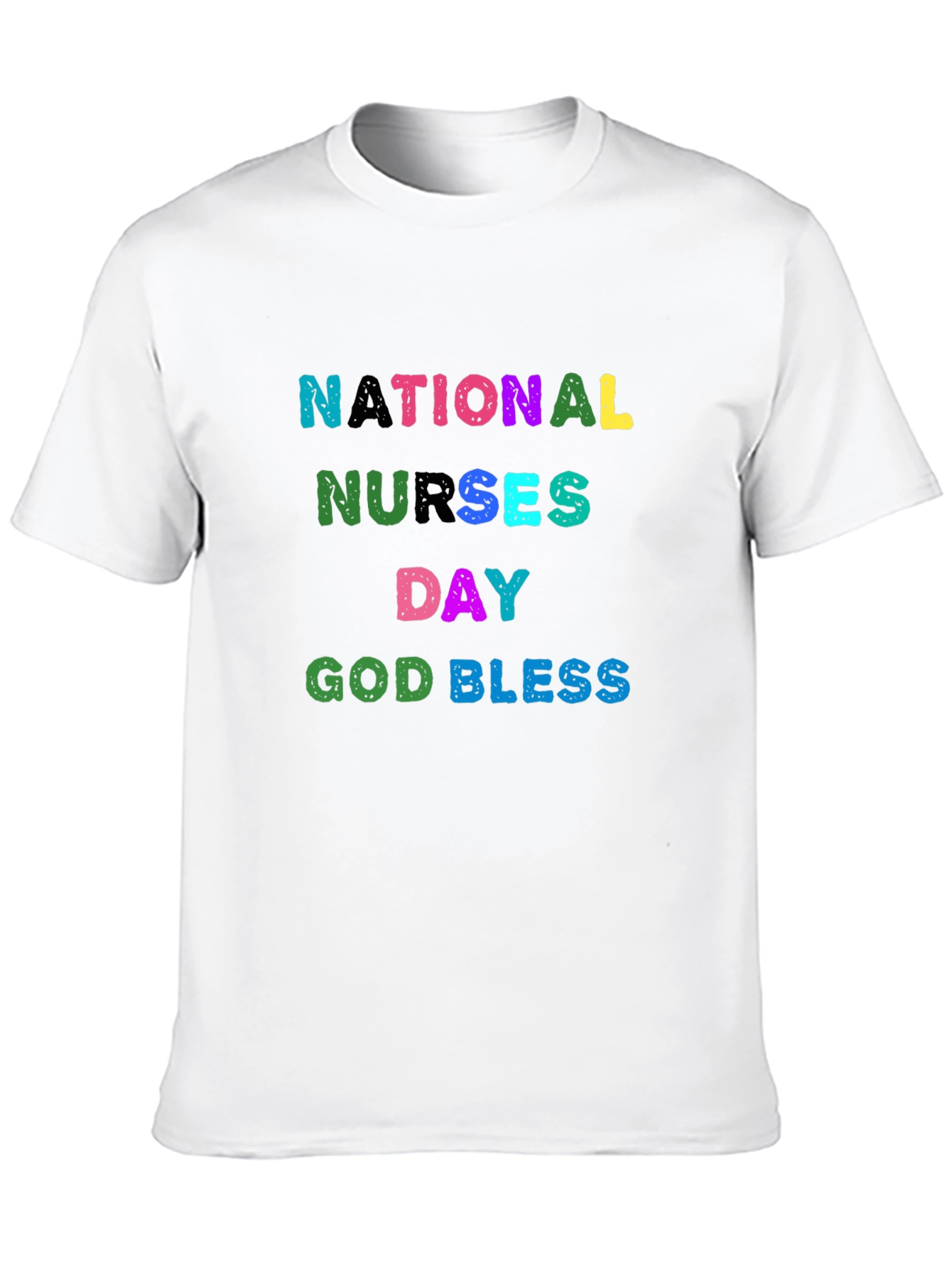 National Nurses Day T-Shirt - God Bless