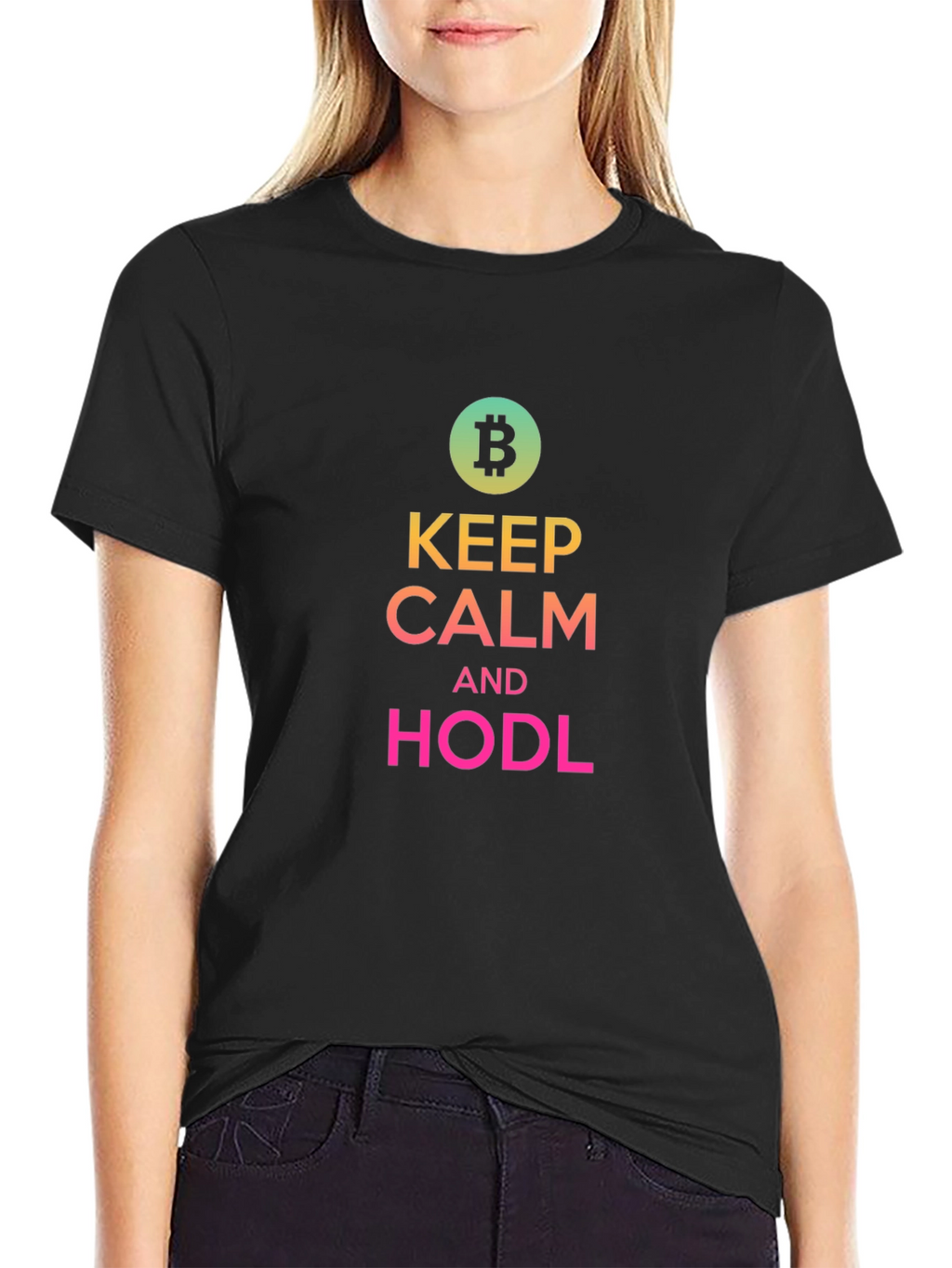 Keep Calm and HODL Bitcoin T-Shirt