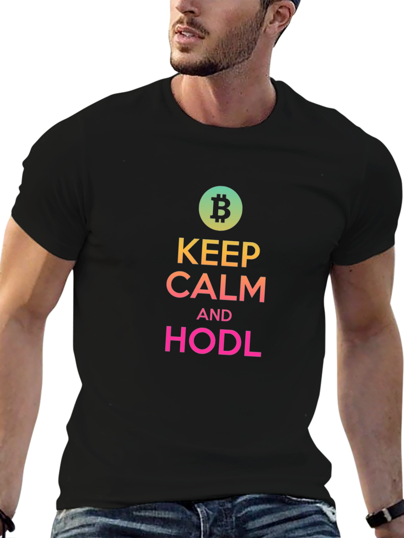 Keep Calm and HODL Bitcoin T-Shirt