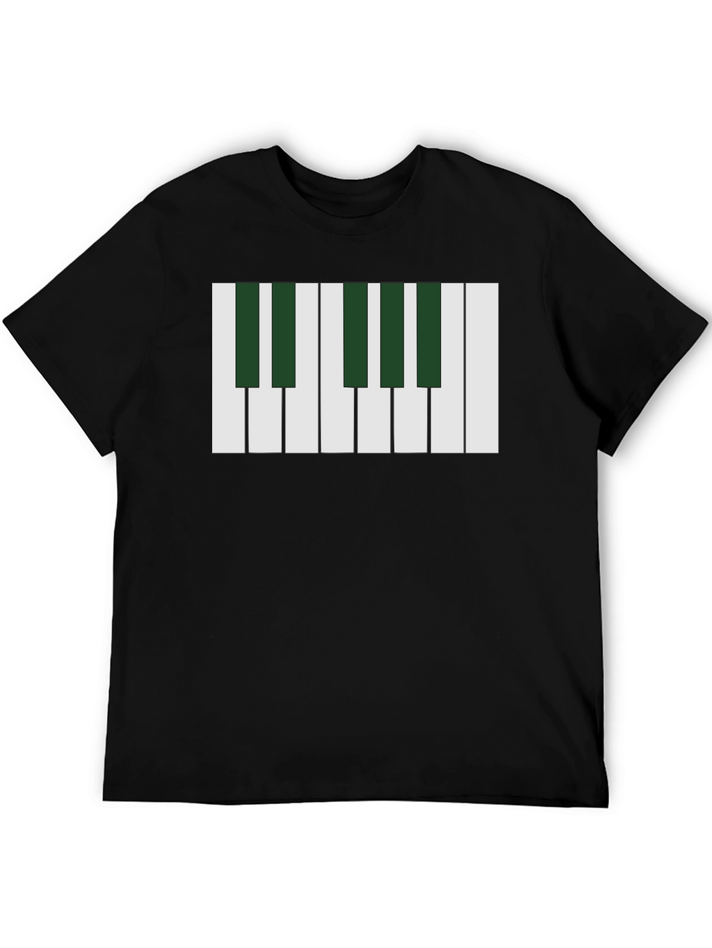 Piano Keys Graphic T-Shirt - Musical Design Tee