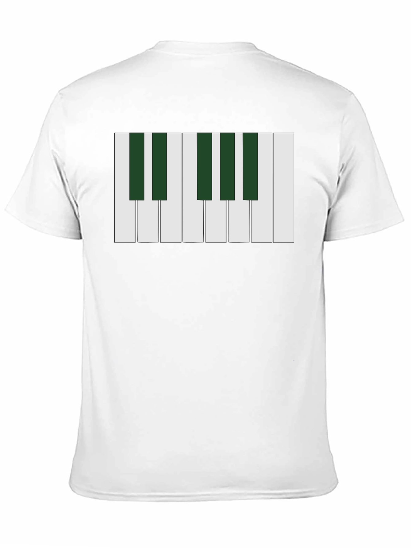 Piano Keys Graphic T-Shirt - Musical Design Tee