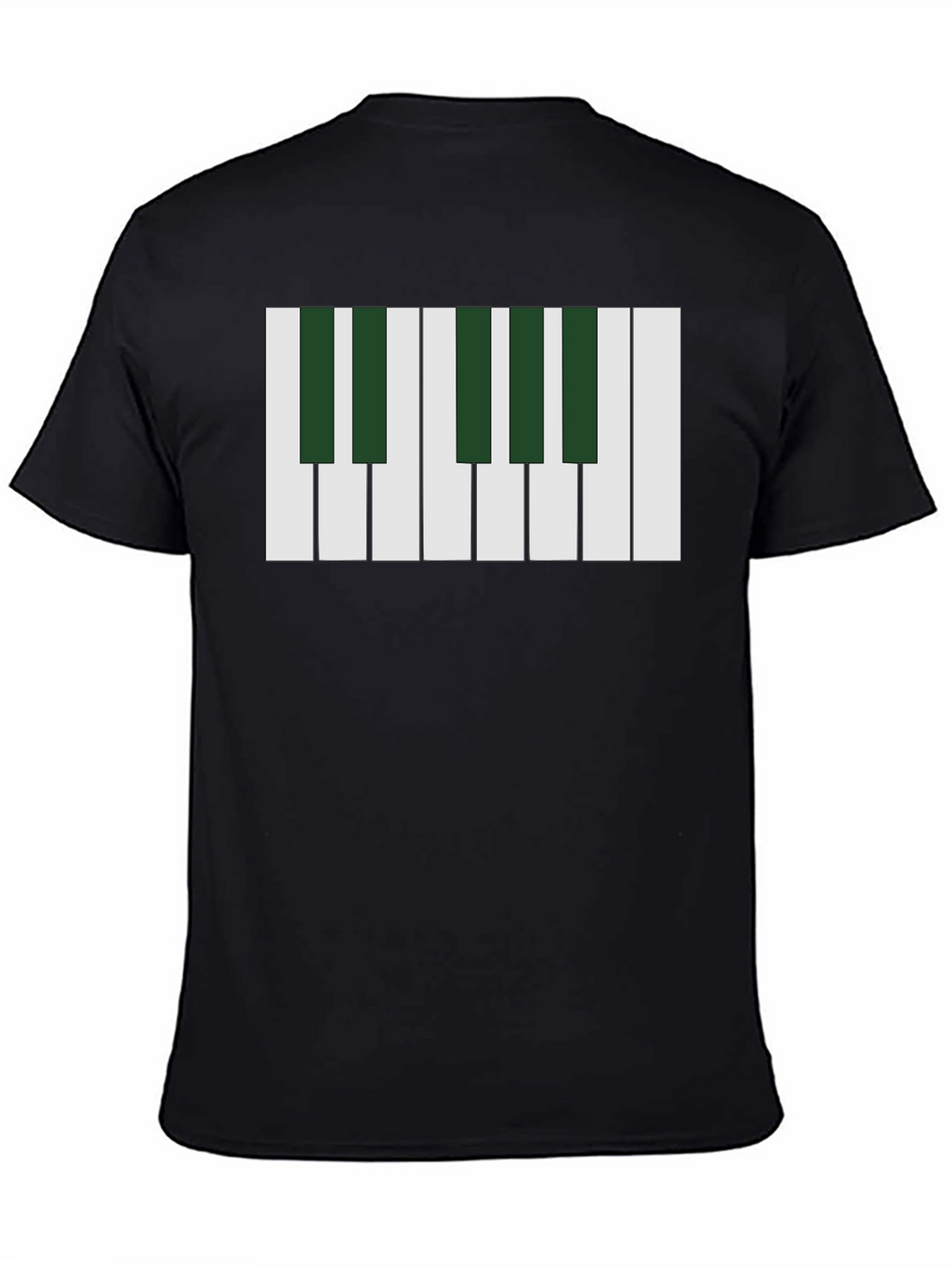 Piano Keys Graphic T-Shirt - Musical Design Tee
