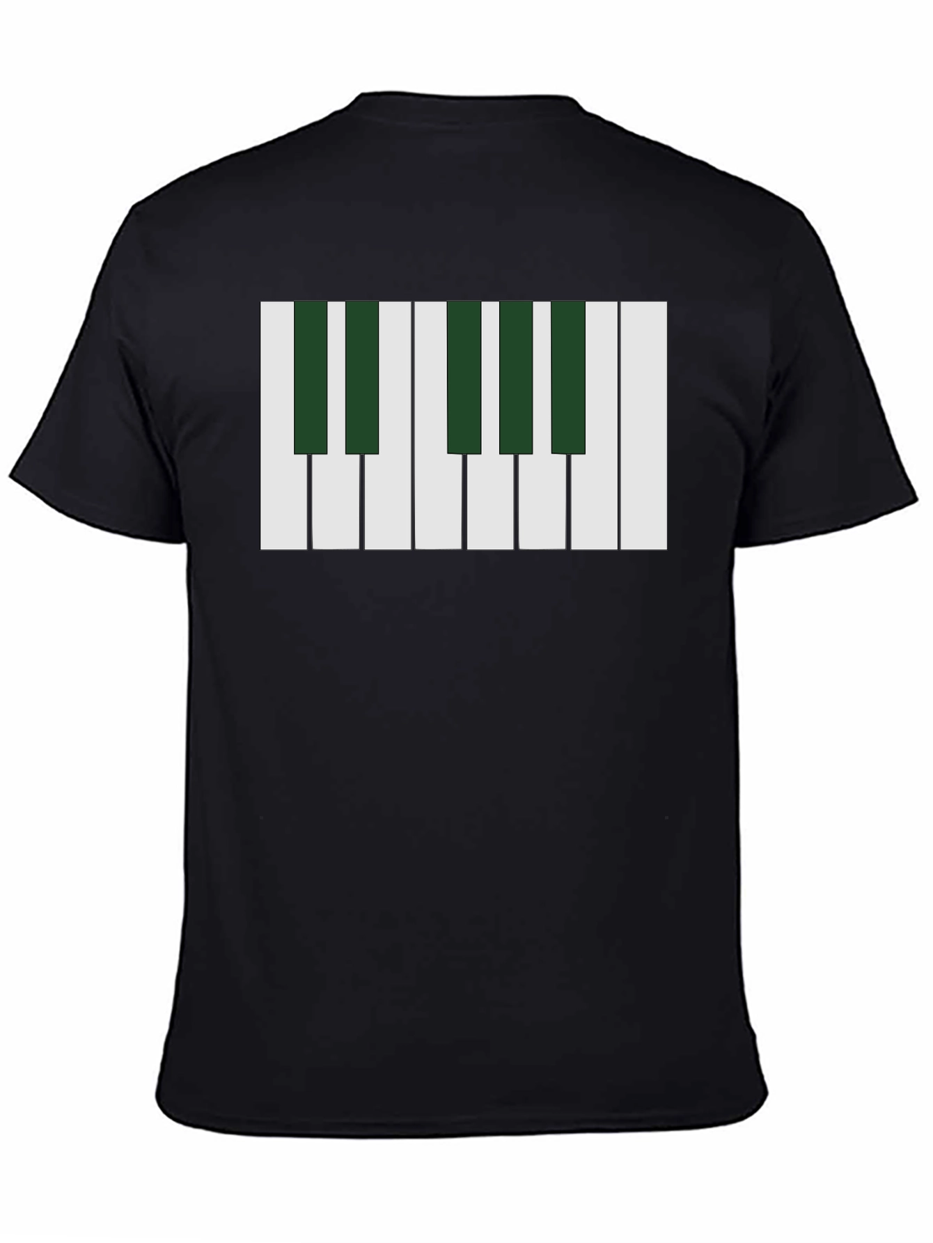 Piano Keys Graphic T-Shirt - Musical Design Tee