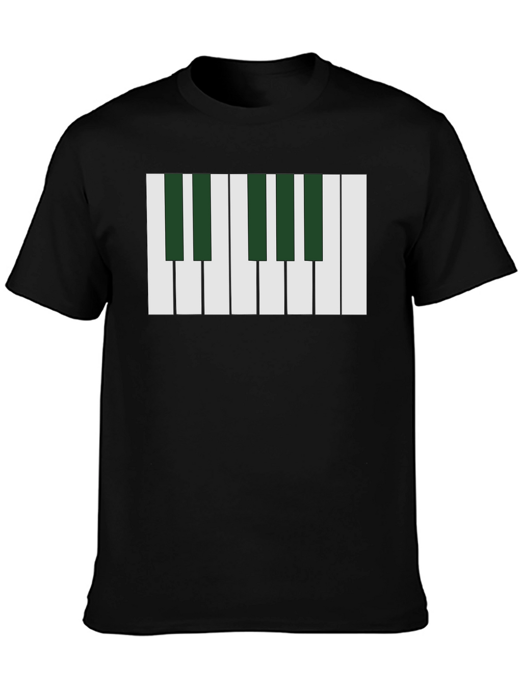 Piano Keys Graphic T-Shirt - Musical Design Tee