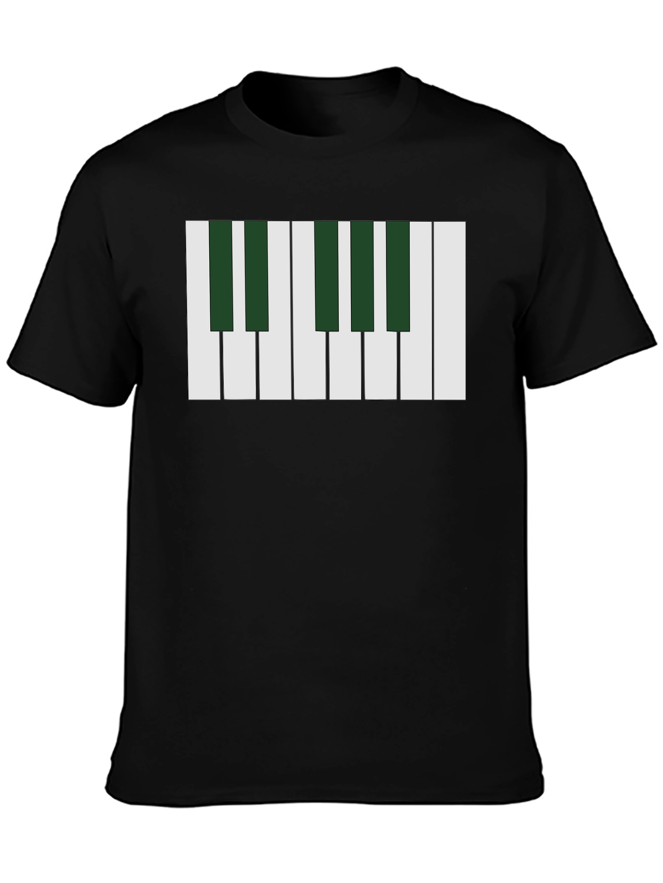 Piano Keys Graphic T-Shirt - Musical Design Tee