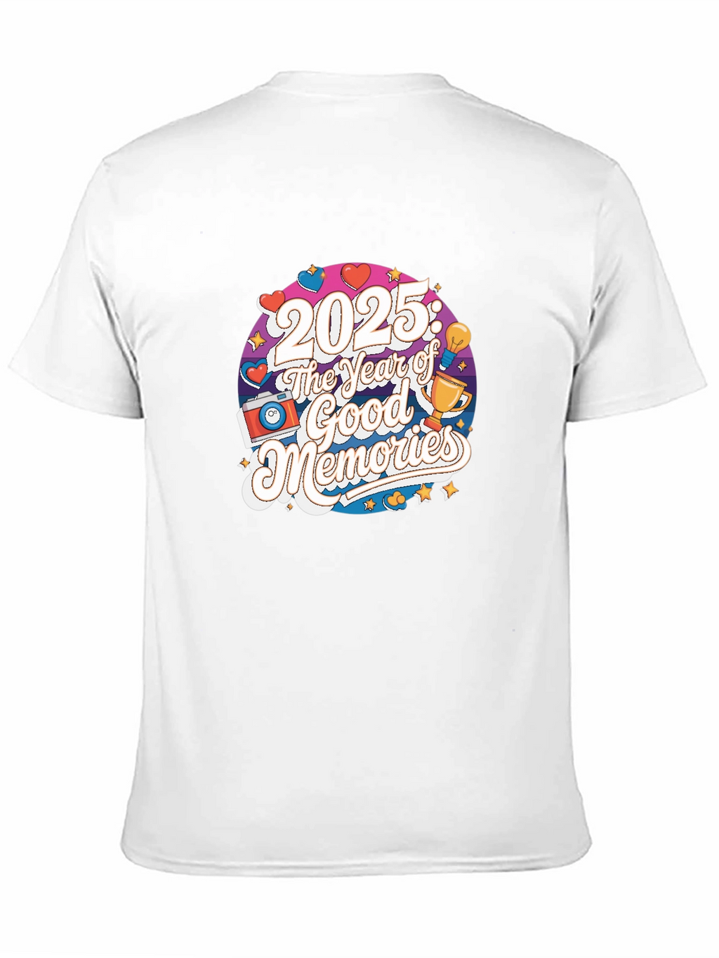 2025: The Year of Good Memories Black T-Shirt