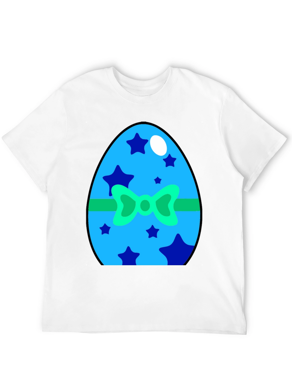 Festive Easter Egg Graphic Tee - Holiday Celebration