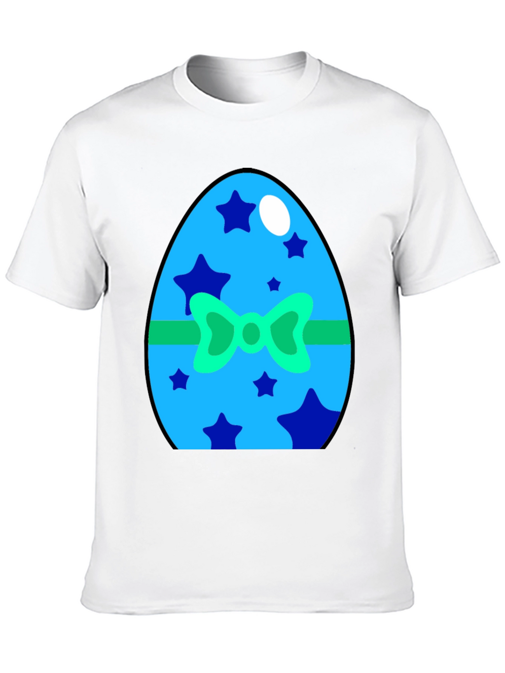 Festive Easter Egg Graphic Tee - Holiday Celebration